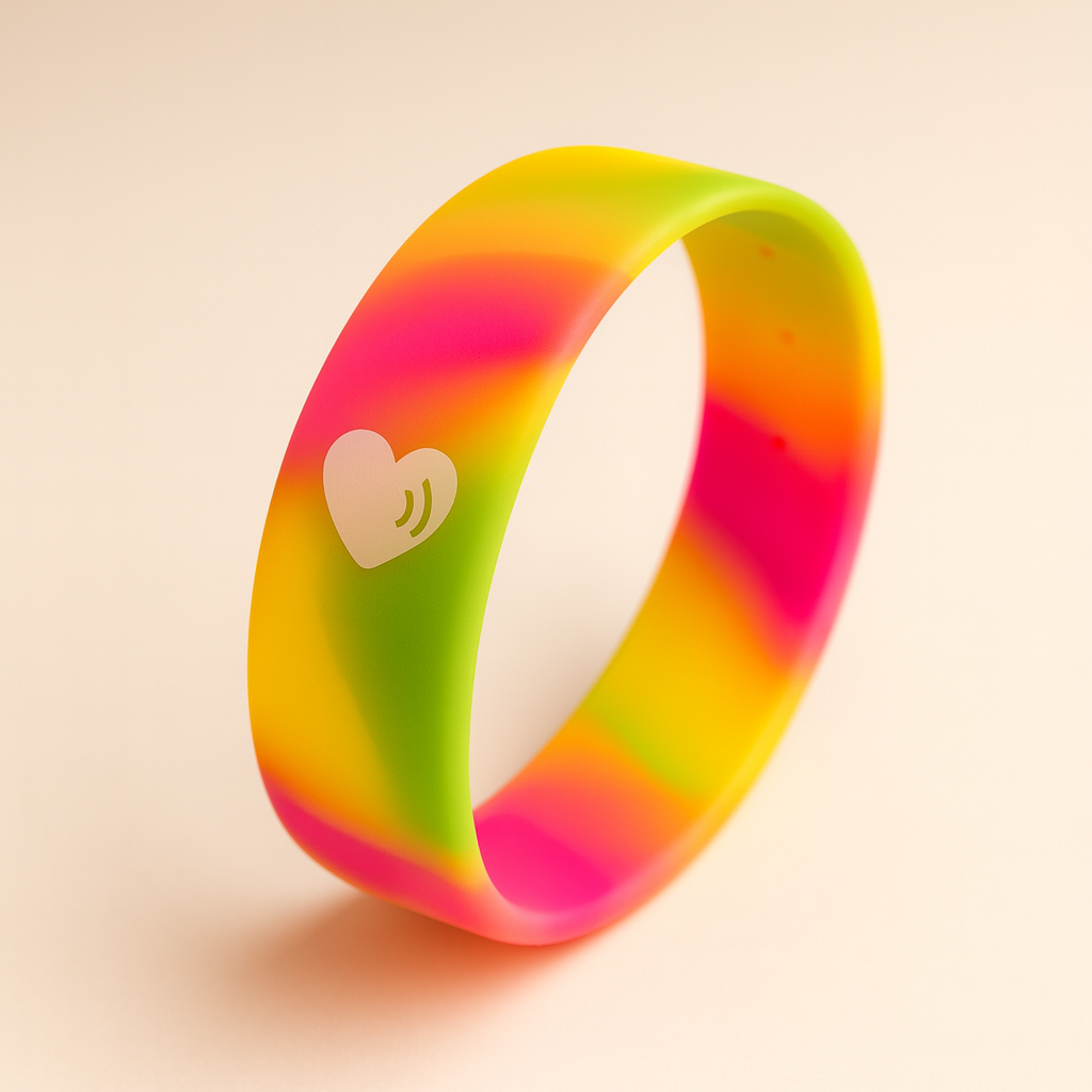 Sicherheitsarmband für Kinder aus Silikon