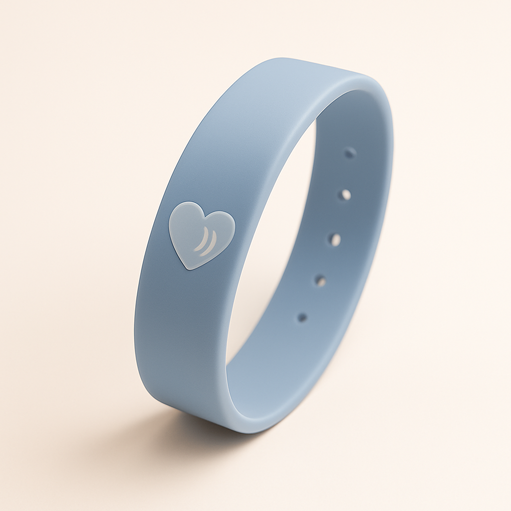 Sicherheitsarmband mit NFC Chip für Kontaktapp