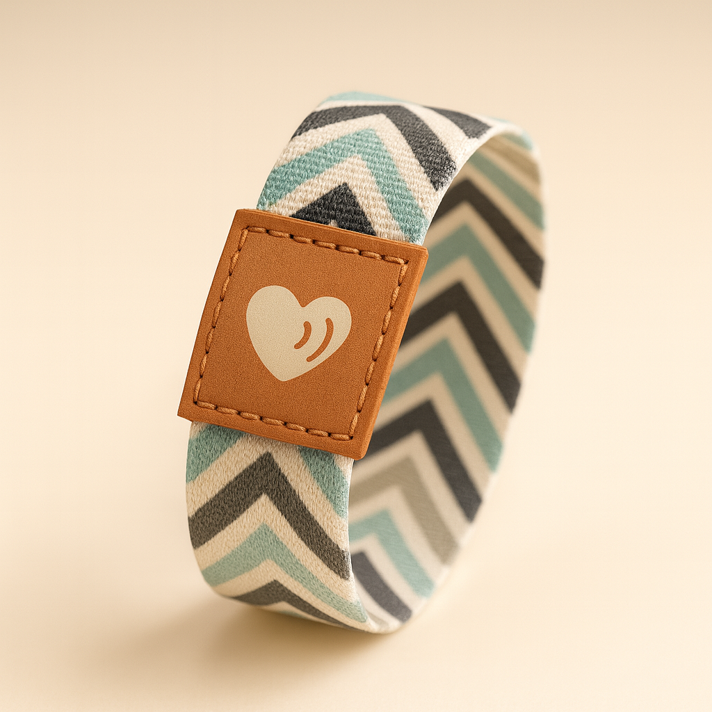 Buntes Kontaktarmband für Kinder mit NFC Chip